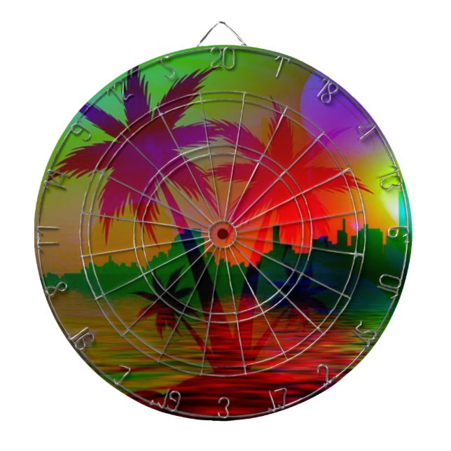 DeepTropical Island Dartboard (Front)
