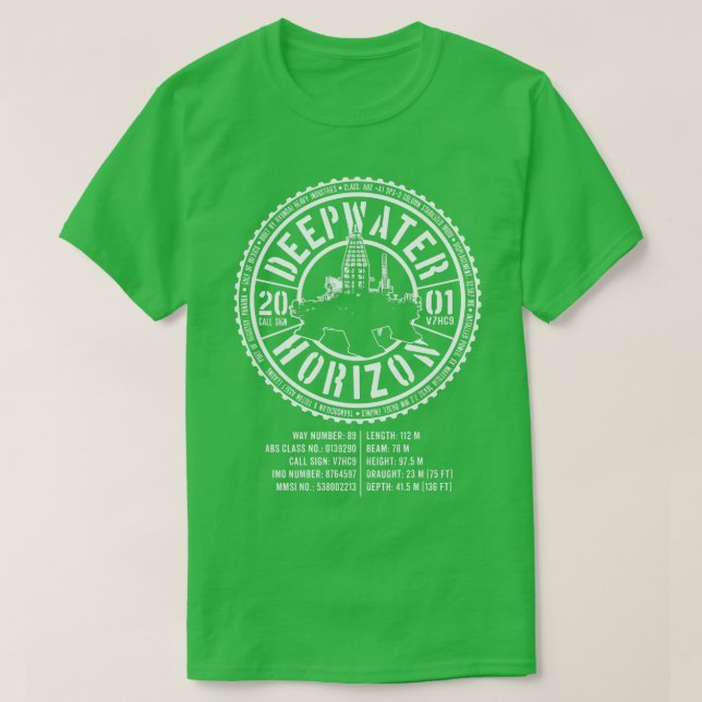 Deepwater Horizon 1 T-Shirt (Design Front)
