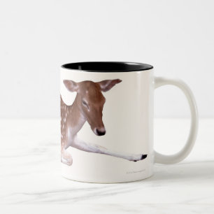 deer 2 Two-Tone coffee mug