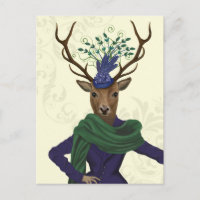 Deer and Fascinator 2