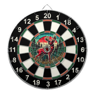 Deer and Forest Target Artwork Dartboard