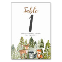 Deer animal adventure Camper Baby Shower