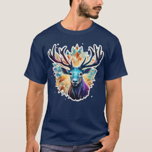 Deer animal color effect gift T-Shirt