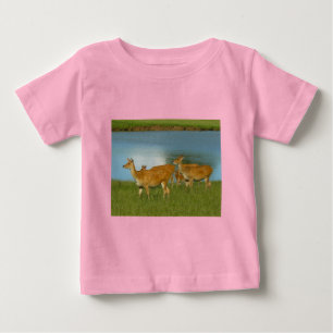 Deer Animal Nature Peace Love Destiny Fun Art Baby T-Shirt