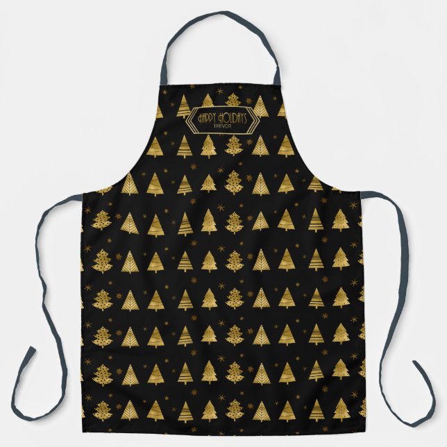 Deer Antlers Arrows Christmas Pattern V2 Tl ID863 Apron (Front)