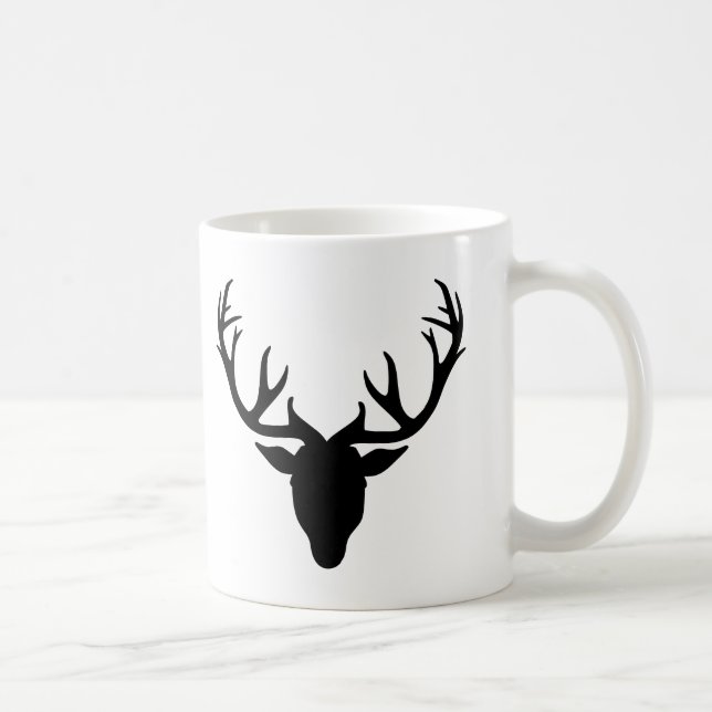 Deer antlers coffee mug (Right)