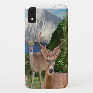 Deer art iPhone XR case