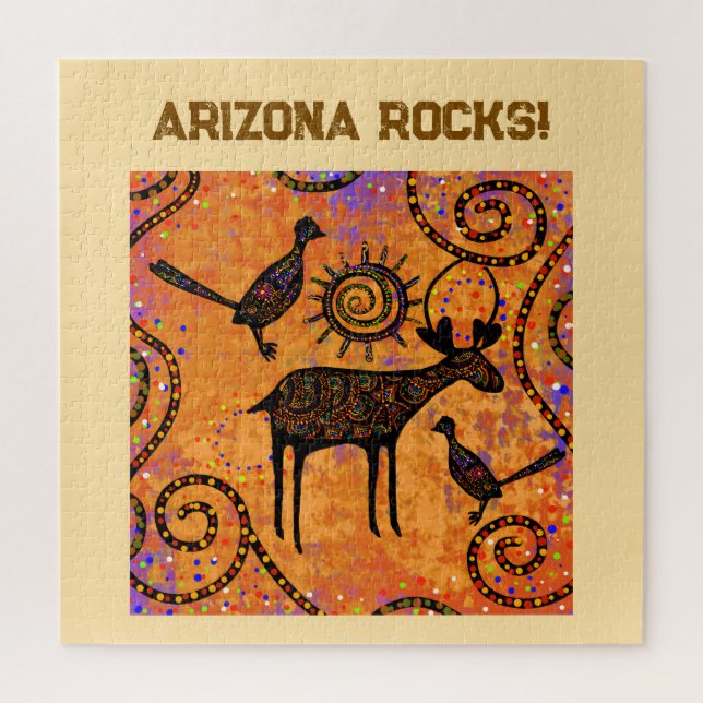 Deer Art Jigsaw Puzzle (Vertical)
