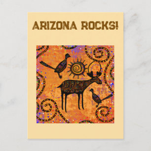 Deer Art Postcard