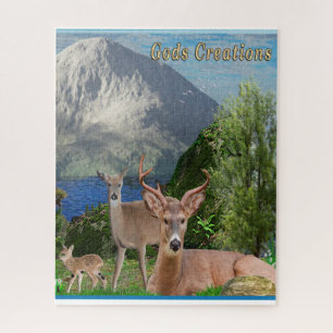 Deer art posters jigsaw puzzle