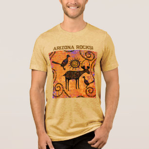 Deer Art Tri-Blend Shirt