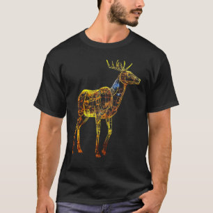 Deer artwork motif animal deer T-Shirt