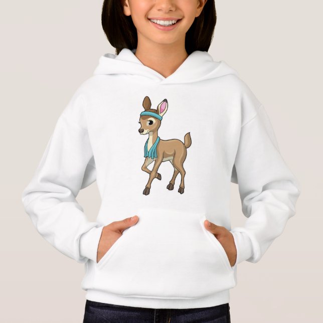 Deer at Fitness with Towel (Front)