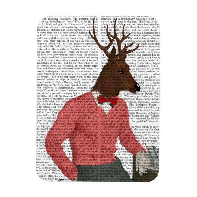 Deer At The Bar Magnet (Vertical)