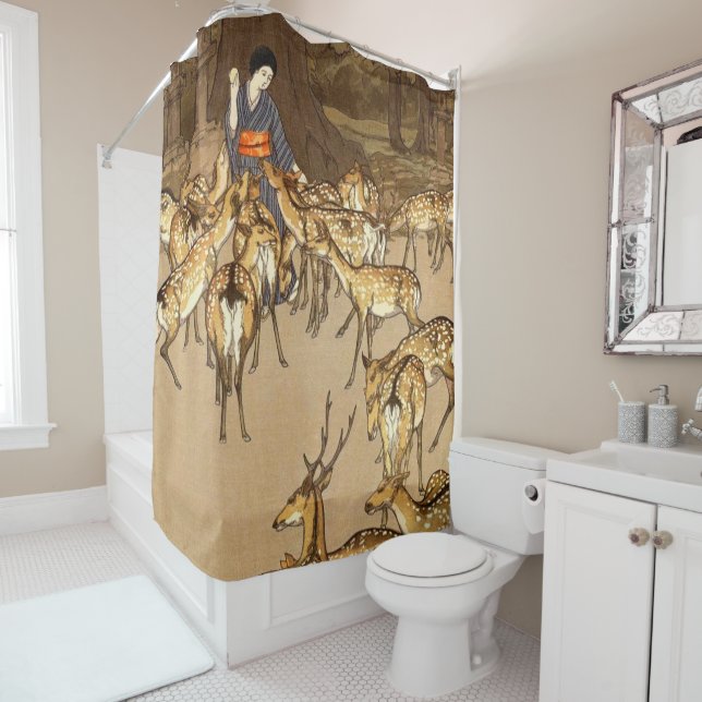 Deer at the Kasuga Shrine Yoshida Hiroshi 1928  (In Situ)