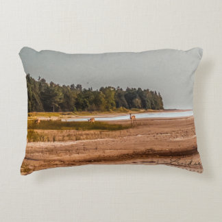 Deer by the Lake Accent Pillow