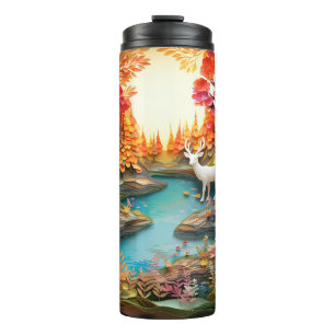 Deer by the Stream Thermal Tumbler