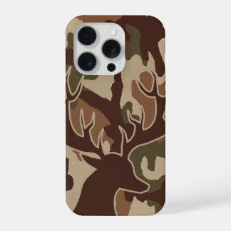 Deer Camouflage Pattern Hunting Wildlife iPhone 15 Pro Case