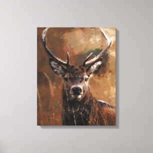 Deer canvas print