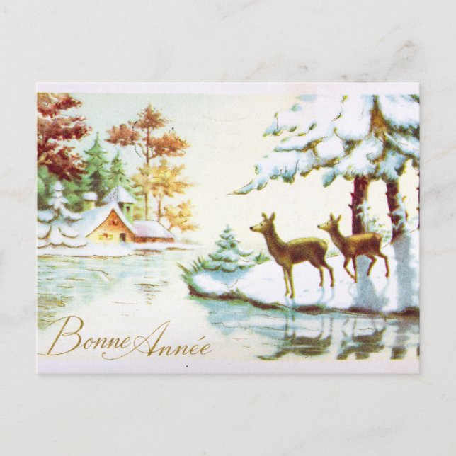Deer Christmas Card (Front)