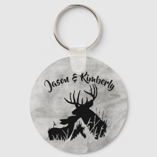 Deer Couple Keychain