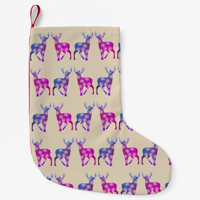 Deer Custom Christmas Stocking (Front)