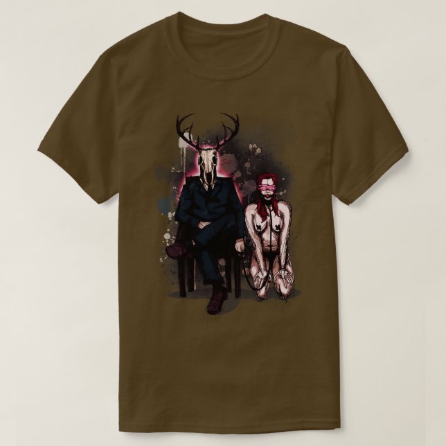 Deer Daddy Sit T-Shirt (Design Front)