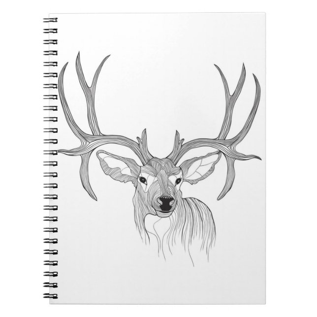 deer,deer hunting,mule deer,baby deer,white tail notebook (Front)