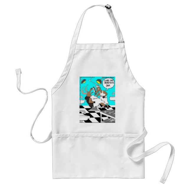 Deer Dentistry Buck Teeth Funny Cards Tees Gifts Standard Apron (Front)