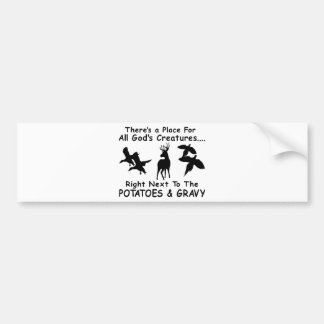 DEER,DUCK & PHEASANT HUNTING BUMPER STICKER