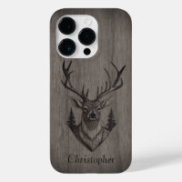 Deer - Engraved wood - Personalized wooden