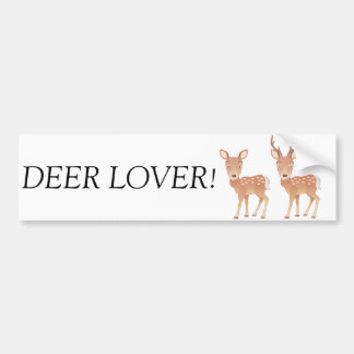 Deer Family Bumper Sticker
