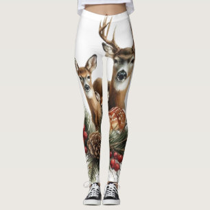 Deer Family  Leggings