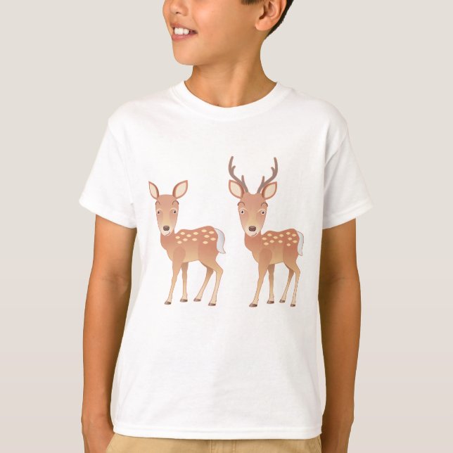 Deer Family T-Shirt (Front)