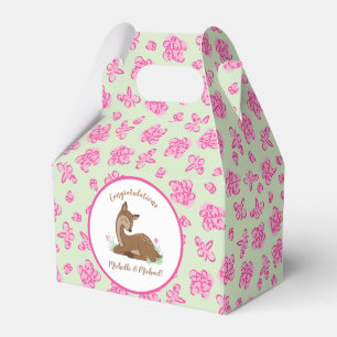 Deer Fawn Baby Shower Favor Box