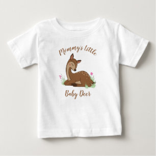 Deer Fawn Baby Shower Woodland Animals T-Shirt