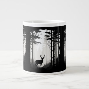 Deer Forest Wildlife Large Coffee Mug