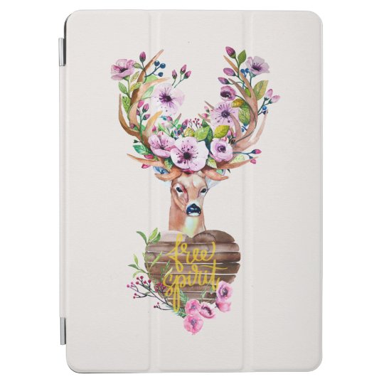 Deer Free Spirit Watercolor Design Ipadair Cover iPad Air Cover