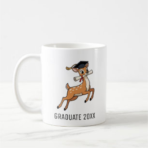 Deer Graduation Personalized Coffee Mug