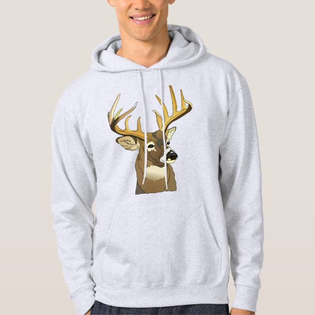 Deer Head Hoodie (Front)