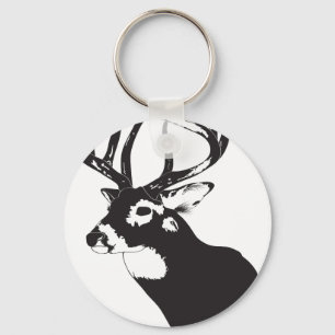Deer Head Keychain