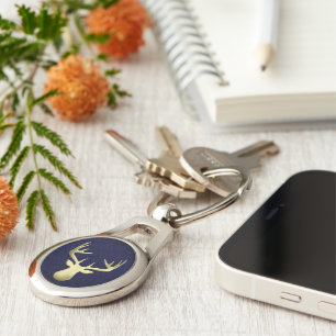 Deer Head Keychain