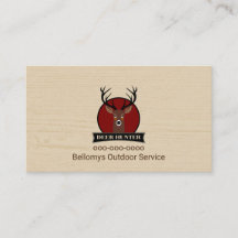 Deer Head Outdoor Service Business Card