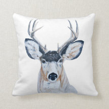 Deer Head Pillow
