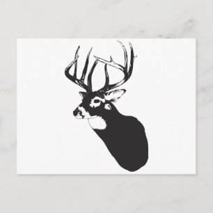 Deer Head Postcard