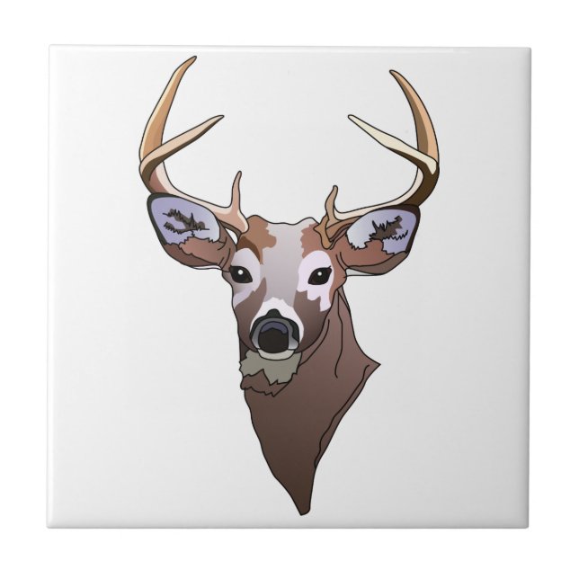 Deer Head Tile (Front)