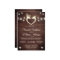 Deer Heart String Lights Rustic Wood Wedding