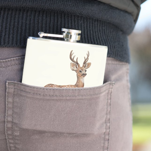 Deer Hip Flask (In Situ)