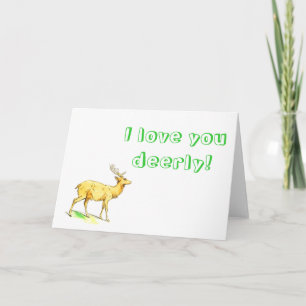 Deer Holiday Card