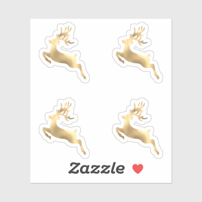 Deer Holidays Christmas Envelope Winter Antlers (Sheet)